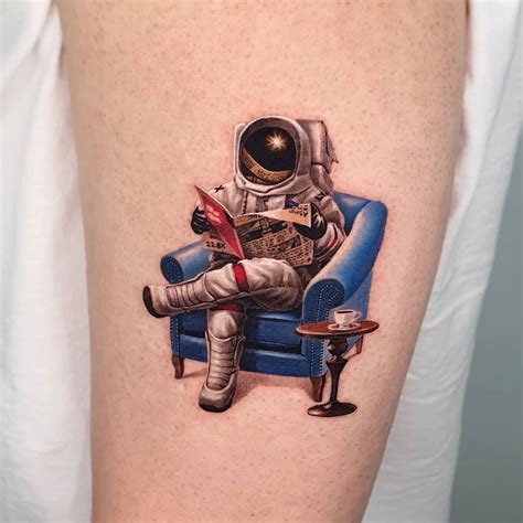 30 Out Of This World Astronaut Tattoo Ideas For Men And Women In 2023