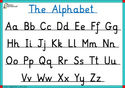 Children can trace the letters to learn . Free Resources - Debbie Hepplewhite Handwriting