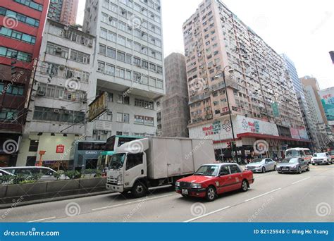 Mong Kok Street View In Hong Kong Editorial Stock Photo Image Of