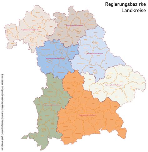 Check spelling or type a new query. Bayern Vektorkarte Gemeinden Landkreise Postleitzahlen PLZ ...