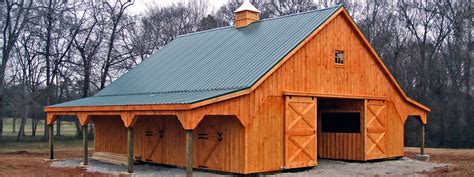 Horse barns come in a variety of building designs that have aesthetic and functional differences. Horse Barns | Horizon Structures
