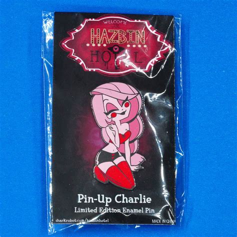 Hazbin Hotel Charlie Limited Edition Valentines Pin Up Enamel Pin