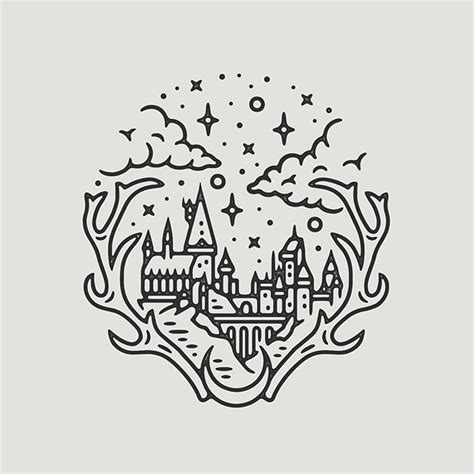 I would like this with an owl instead of antlers. *Have ... How to draw harry potter easy chibi.