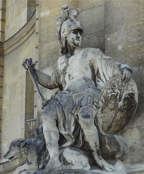 The Roman God Of War Statue At Les Invalides In Paris Page 9