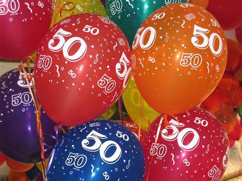 50 Years Balloons
