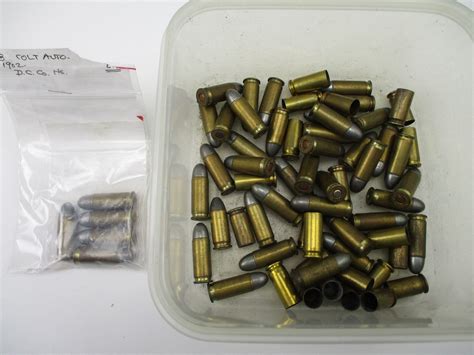 Assorted Reloaded 38 Acp Ammo Lot