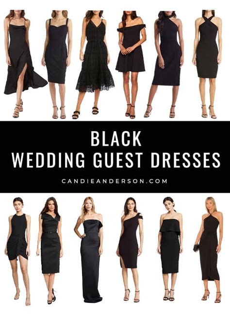 20 Best Black Wedding Guest Dresses For Summer And Fall Candie Anderson