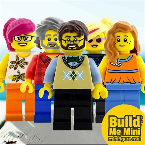 Personalised Minifigure Made From Lego Parts Build Me Mini