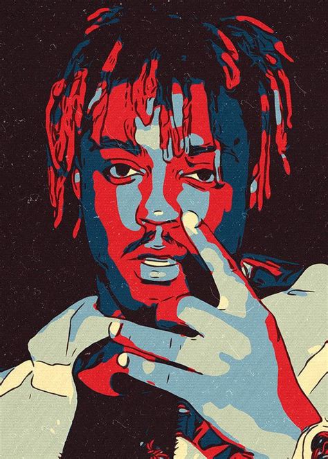 Juice Wrld Artwork Art Print By New Art In 2020 Rapper Art Hip Hop