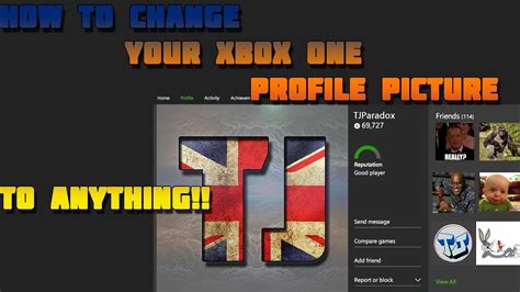 How To Change Your Xbox One Profile Picture To Anything Youtube