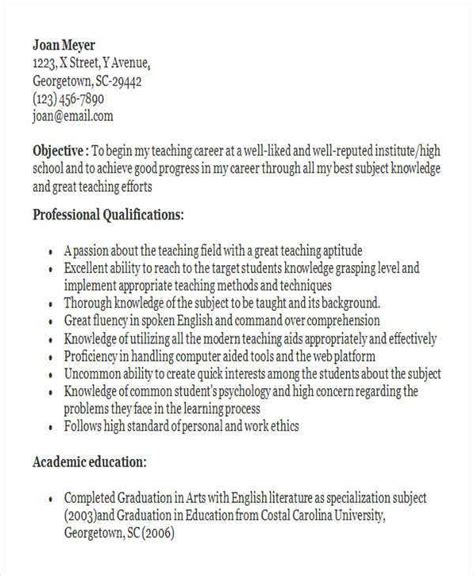 Resume format for primary teachers. 23+ Modern Fresher Resume Templates | Free & Premium Templates