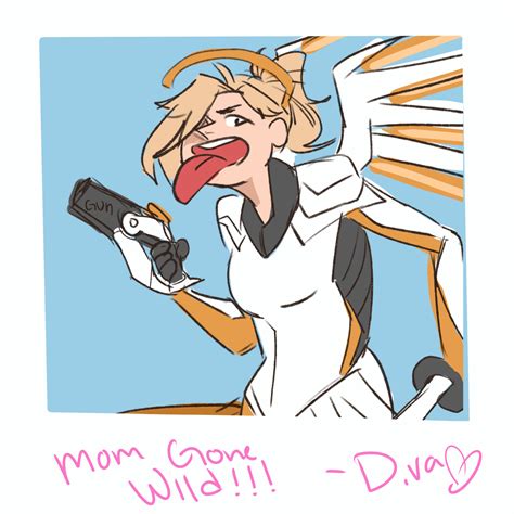 Mercys Getting A Bit Too Excited Overwatch Know Your Meme