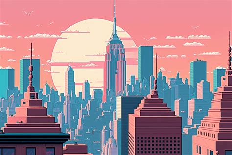 new york cityscape illustration graphic by alone art · creative fabrica