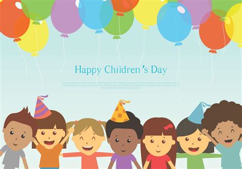 Free Happy Childrens Day Background Free Pik Psd