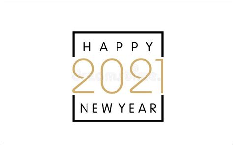 Illustration Vector Graphic Of 2021 Happy New Year Logo Design Template
