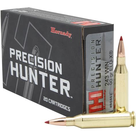 Hornady Eld X Precision Hunter 243 Winchester 90 Grain Rifle