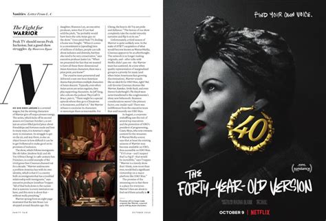 The Fight For Warrior Vanity Fair October 2020