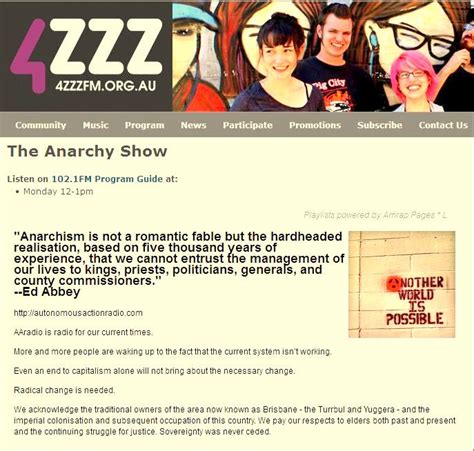 The radio station rtlm, allied with leaders of the government, had been inciting hutus against the tutsi minority, repeatedly describing the latter as yet the dehumanization had started long before rtlm urged its listeners to exterminate the cockroaches. the killings in 1994 were a culmination of. Community Radio Station 4ZZZ promotes anarchy, so abolish ...