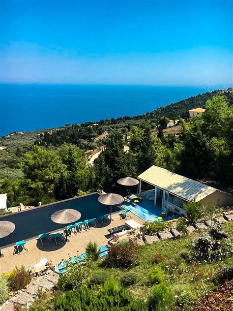 Villa With Sea View And Large Terrace In Lefkada