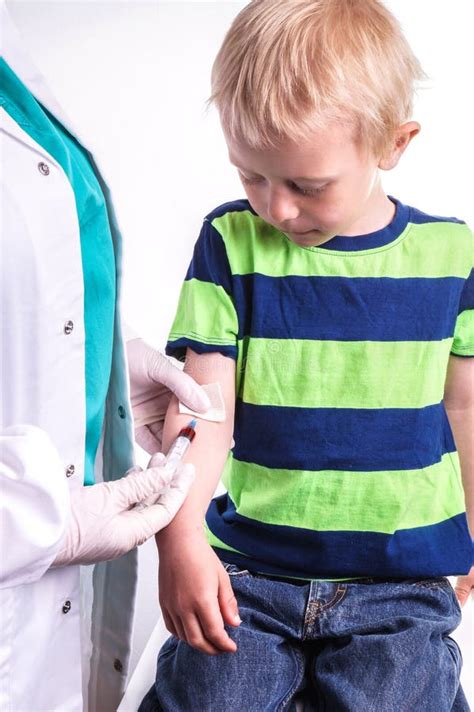 Child Have A Blood Test Stock Image Image Of Doctor 53781639