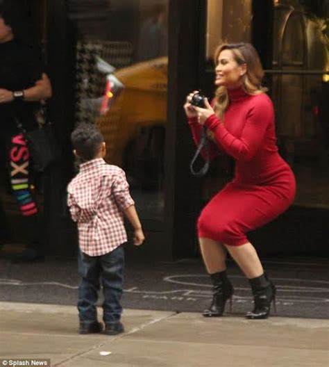 50 Cents Baby Mama Steps Out With Her Cute Son In New York