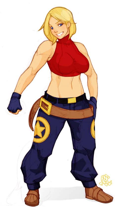 Blue Mary From Fatal Fury And Kof Game Art Hq