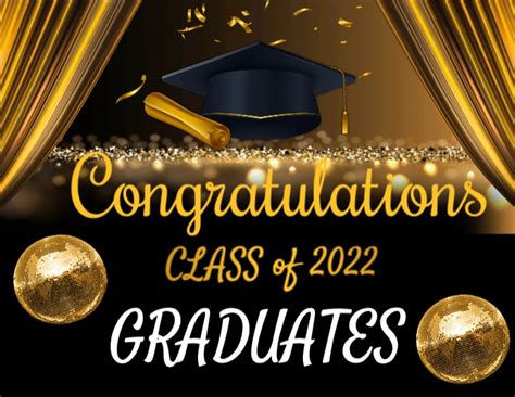 Copy Of Graduation Graduates Congrats Graduates Postermywall