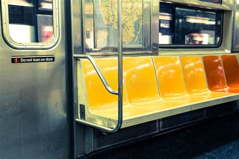 Nyc Subway Seats Stock Image Image Of City Urban Train 101360227