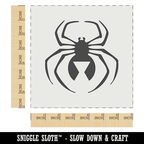 Black Widow Spider Wall Cookie Diy Craft Reusable Stencil Ebay