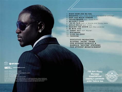 Encarte Akon Freedom Digital Edition Encartes Pop