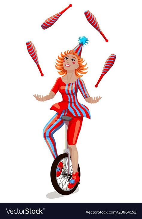 Circus Unicycle Circus Illustration Clown Pics Circus Art