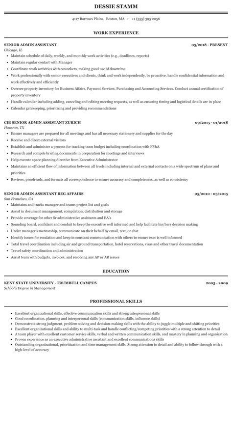 Admin Assistant CV Template