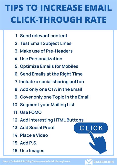16 Handy Tips To Improve Email Click Through Rate Ctr
