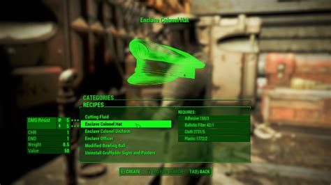 Enclave Colonel Uniform At Fallout 4 Nexus Mods And Community