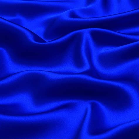 Royal Blue Charmeuse Fabric 100 Pure Silk For Fashion