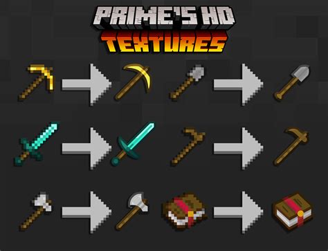 Some Tools From My Resource Pack Minecraft