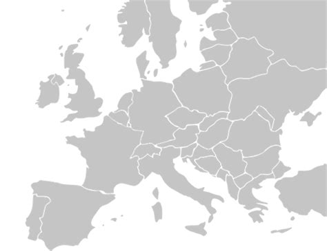 Map Of Europe Png