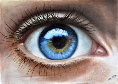 Eye 3d In Color Drawings Sketch By Stefan Pabst