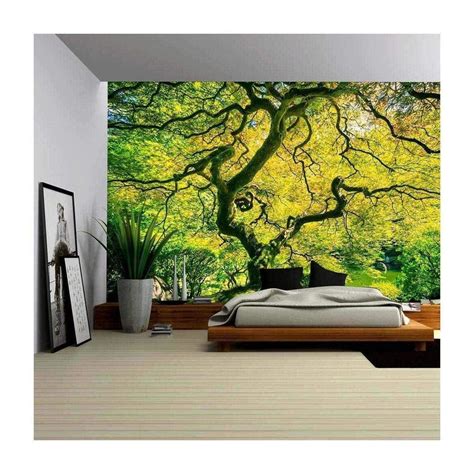 Big Tree Branches Green Nature Tree Wall Mural Photo Wallpaper Giant