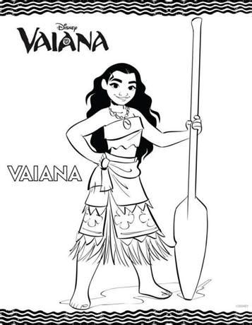 Kidsnfun 7 Kleurplaten van Vaiana
