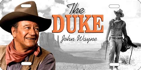 Violaine etienne, scott pourroy, michel waxman cinematographer: John Wayne the duke Custom License Plates, Personalized ...