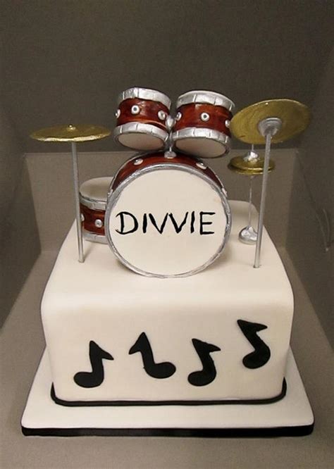 Drum Set Cake Decorated Cake By Robyn Cakesdecor