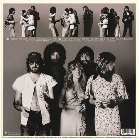 Fleetwood Mac Rumours 1977 Back Cover Photoshoot By Herbert W