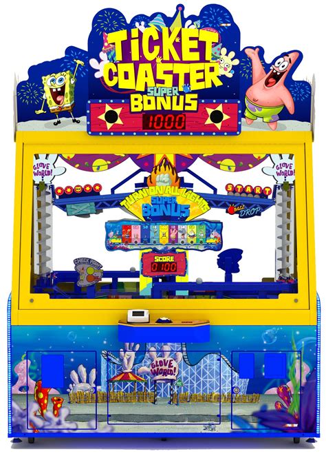 Spongebob Ticket Coaster Arcade Game Andamiro Usa