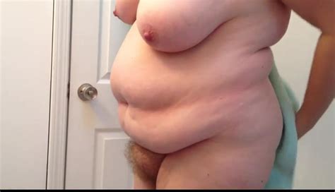 Bbw Wife Drying Her Hairy Pussy Tits Big Ass After