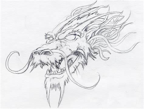 Chinese dragon tattoos can symbolize wisdom, wisdom, power. Chinese Dragon Drawing - Cliparts.co