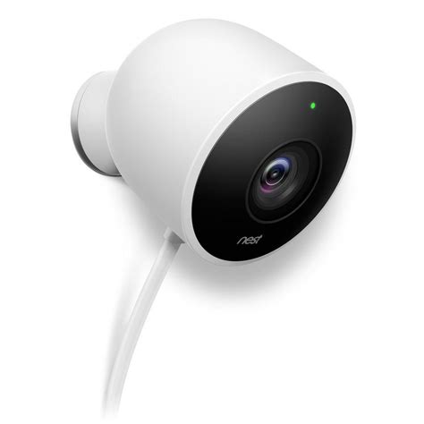 Nest Cam Outdoor Smart Wi Fi Security Camera Nc2100es The Home Depot