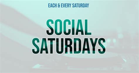 Social Saturdays Game On Boston 23 July To 24 July