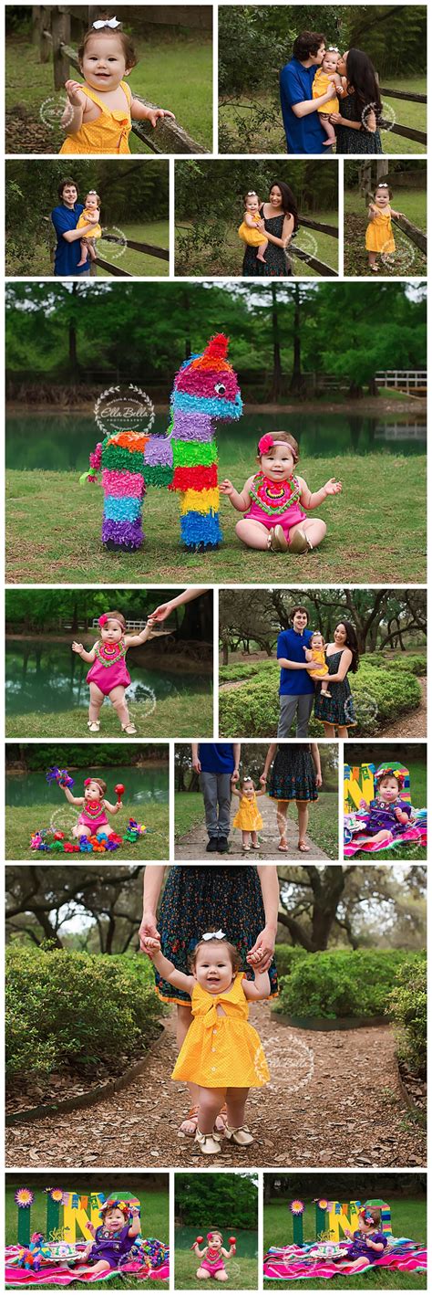 Oh what fun it is to see a baby go from being a helpless little newborn to a very independent human being that will eat and smash cake and have fun doing it, well sometimes! Fiesta Birthday { San Antonio One Year Cake Smash ...