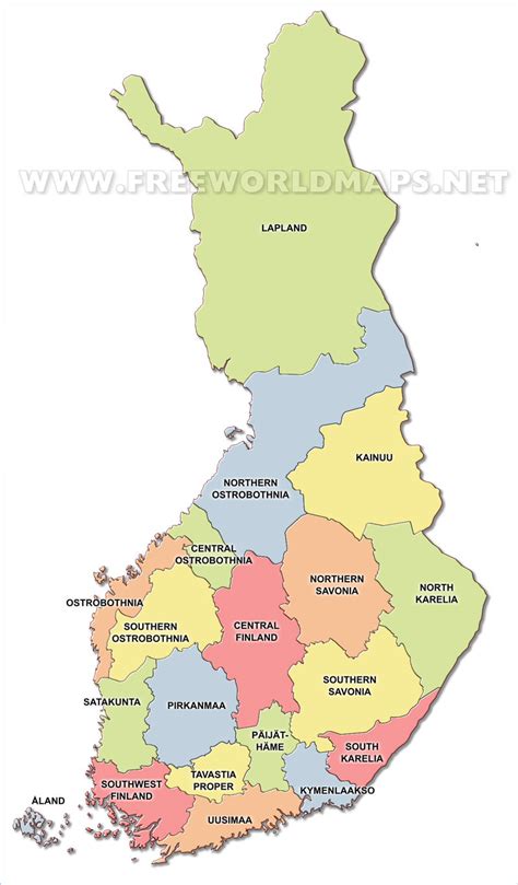 Interactive finland map on googlemap. Finland Political Map